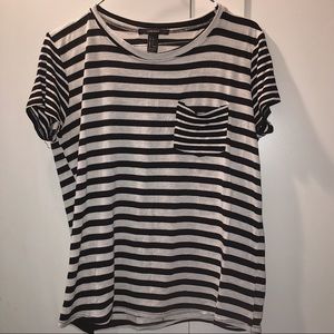 black and white t-shirt